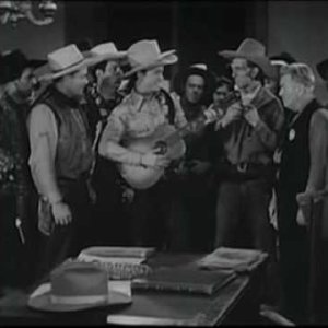 WESTERN+SWING+COUNTRY+FOLK: Roy Rogers & Smiley Burnette - Sing a little Song about Anything (Billy the Kid Returns US 1938)