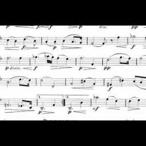 Romantic Pieces, Op.75 Part I (Dvorak, Antonin) violin sheet music - YouTube