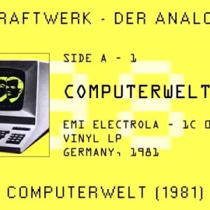 POP+ELEKTRONIK+ÜBERWACHUNG: Kraftwerk - Computerwelt (DE 1981) Vinyl LP