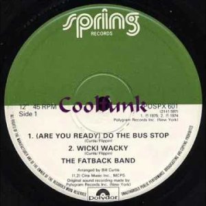 DANCE+DISCO+FUNKY: Fatback Band - (Are You Ready) Do The Bus Stop (US 1975)