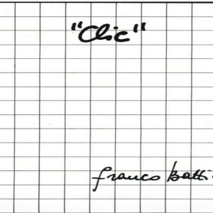 CANZONE+MEDITATION: Franco Battiato - Clic (IT 1974) [Full Album]