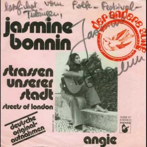 LIED+FOLK+POP+COVER-SONG: Jasmine Bonnin - Angie (Deutsche Version) (DE 1973)