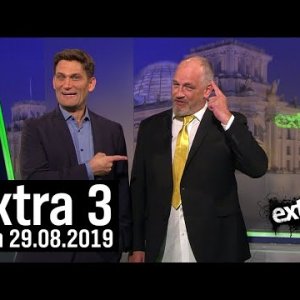 VORTRAG+SATIRE+ERNST:  Extra 3 vom 29.08.2019 im Ersten | extra 3 | NDR