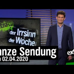 SATIRE-ERNST-FÄLLE+HUMOR-VERSUCHE+SOLO-STUDIO: Extra 3 vom 02.04.2020 mit Christian Ehring im Ersten | extra 3 | NDR