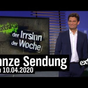 SATIRE-ERNST-FÄLLE+HUMOR-VERSUCHE+SOLO-STUDIO: Extra 3 vom 10.04.2020 mit Christian Ehring im Ersten | extra 3 | NDR - YouTube