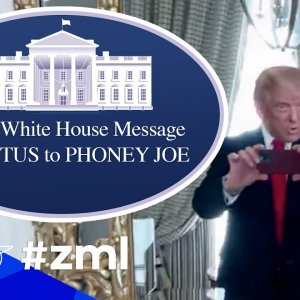 SATIRE-ERNST-FÄLLE+PARODIE: Official Message from Donald Trump to Joe Biden (White House Tour) (NL 2020)