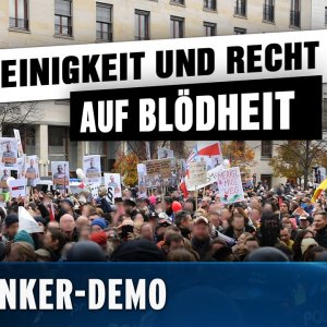 SATIRE-ERNST-FÄLLE+HUMOR-VERSUCHE+SOLO-STUDIO: Querdenker-Demo in Berlin: Corona-Diktatur oder doch nur Einbildung? | heute-show vom 20.11.2020