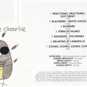 IN-MEMORIAM+INSTRUMENTAL+JAZZ+BEBOP+HARDBOP:  Charlie Watts (1941-2021) - From one Charlie (UK 1991) Full Album